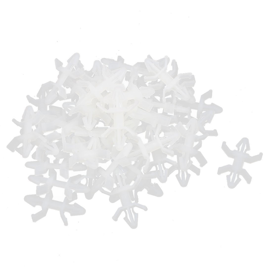 50 Pcs HDB-8A PCB Reverse Spacer Locking Nylon Standoff Height 0.31"