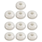 10pcs Double Side Rubber Ring Sealing Grommet Wire Grommets White 8mm x 5mm