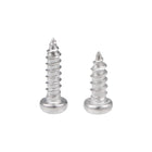 Phillips Pan Head Screw, 2x6mm and 2x8mm Self Tapping Screws 316 Stainless Steel Fasteners Bolts 100pcs