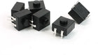 6Pcs 4 Pin Terminals Latching Push Button Switch for Flashlight