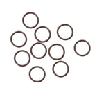 Fluorine Rubber O-Rings 9mm OD 7mm ID 1mm Width, Metric FKM Sealing Gasket, Pack of 10