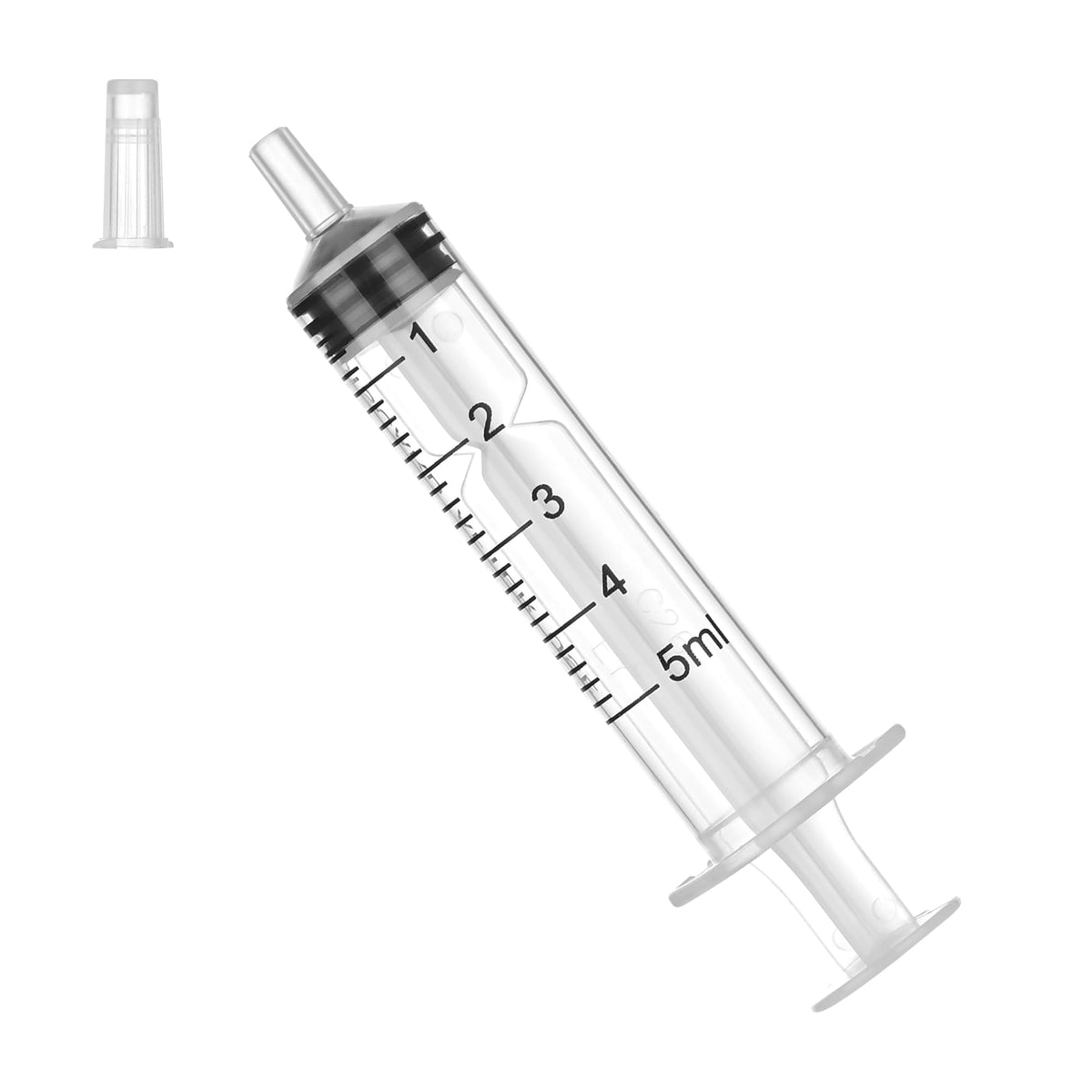 5ml Spritze ohne Nadel, Spritze mit Kappe, 30er Packung einzeln verpackt