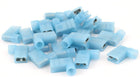 25Pcs 6.3mm Right Angle L Style Insulated Crimp Terminal Connector