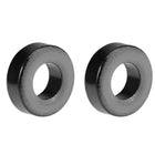 2pcs 9.2 x 18 x 6.5mm Ferrite Chokes Ring Iron Powder Toroid Cores Black Gray