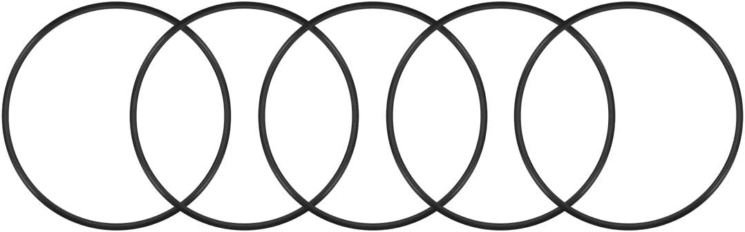 Nitrile Rubber O-Rings 78.3mm OD 73mm ID 2.65mm Width, Metric Sealing Gasket for Automotive Machine Plumbing, Pack of 5