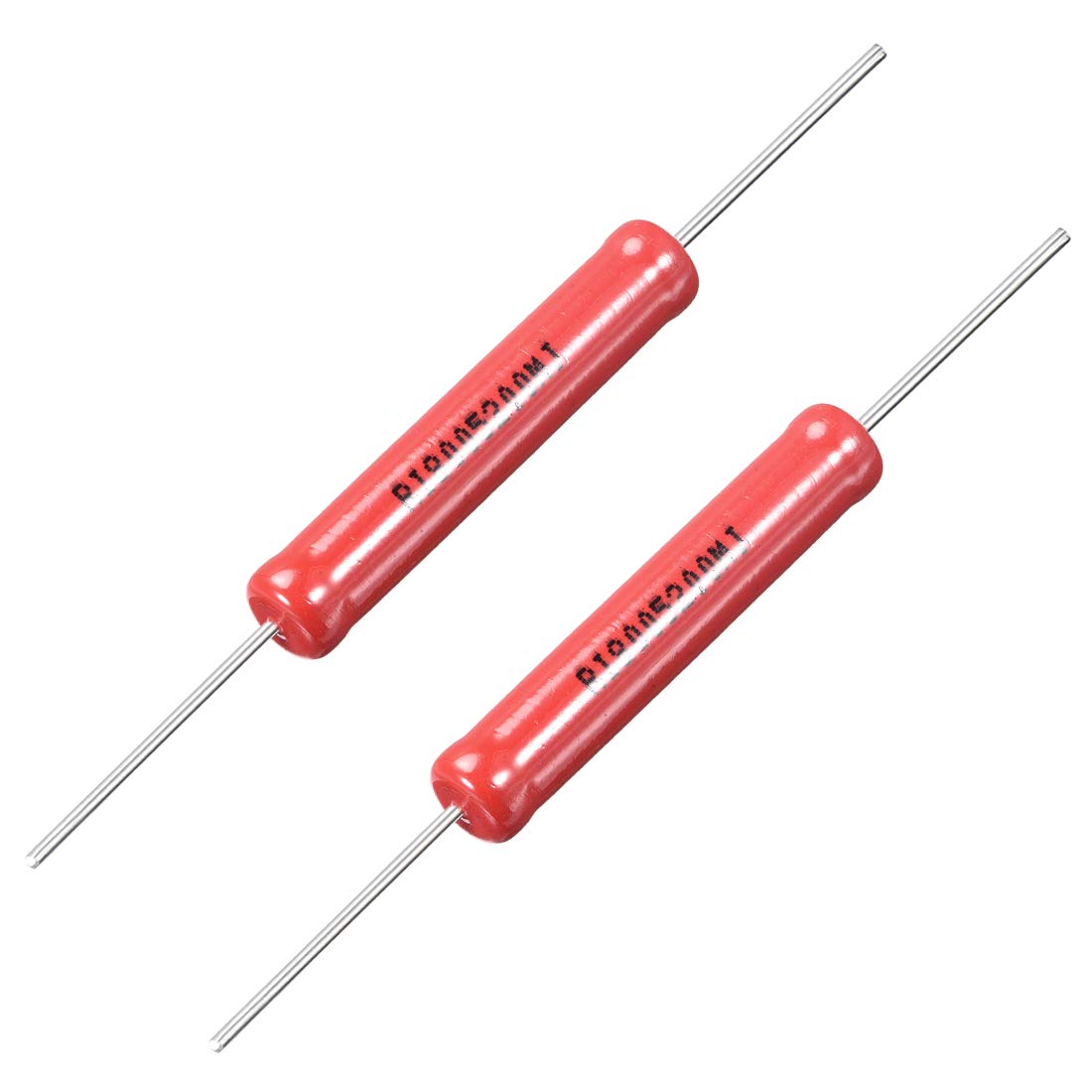 5W Power Rating 200M Ohm High Voltage Glass Glaze Film Resistor 2 Pcs