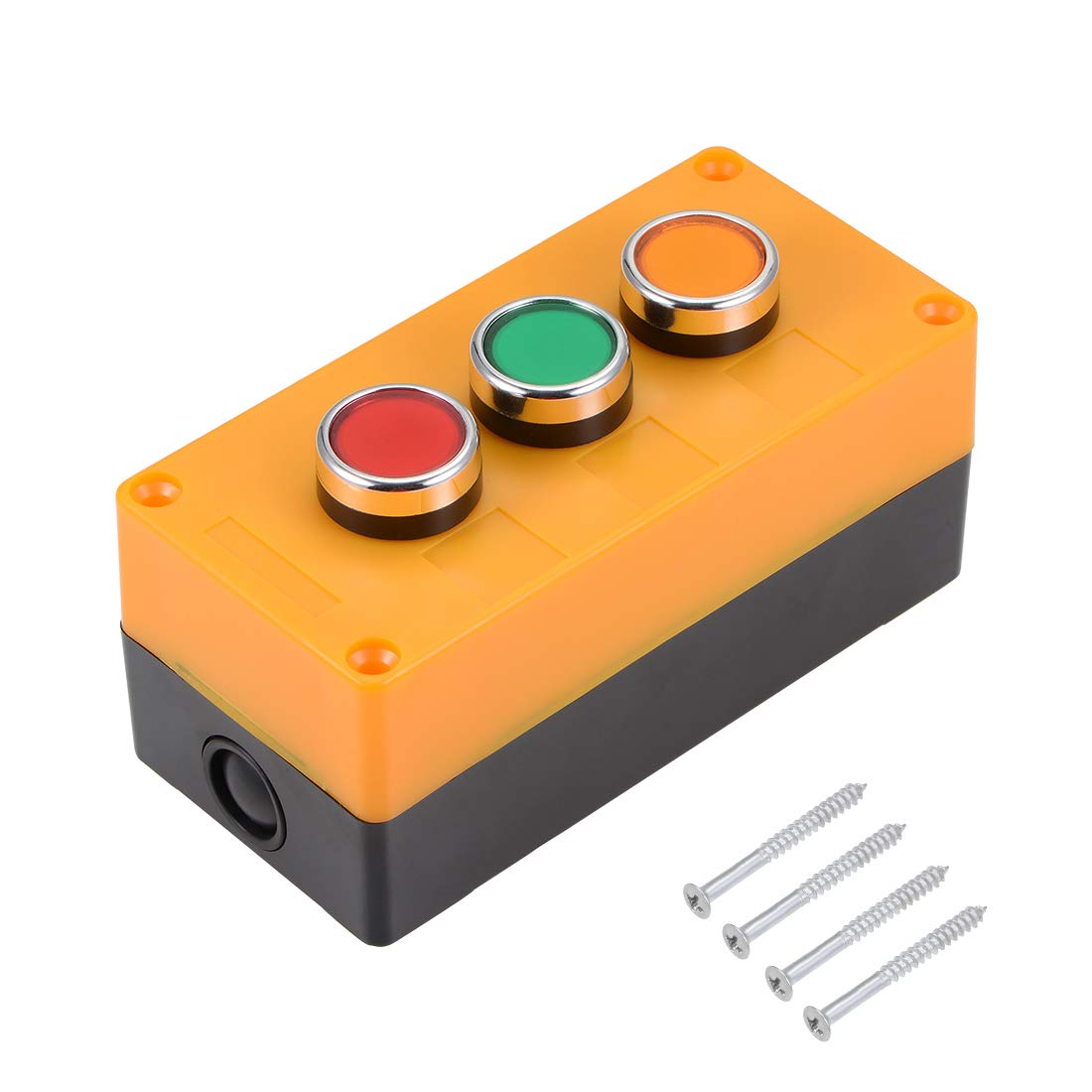 Push Button Switch Box Momentary NO NC Red Green Yellow Switches 415V 10A