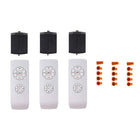 3-packs Universal Small Size Ceiling Fan Remote Control Kit, Mini Wireless Remote Control og Receiver Kits for Ceiling Fan Lamp