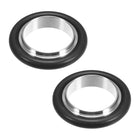 2 Pcs Centering Ring KF-16 Vacuum Fittings ISO-KF Flange 39mm X 24.5mm Fluorine Rubber O-Ring