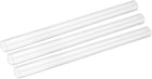 3Pcs Clear Rigid Acrylic Pipe, 13mm(0.51") ID x 15mm(0.59") OD 10" Round Polycarbonate Tube Plastic Tubing for Plumbing, Lighting, Aquarium, DIY Projects
