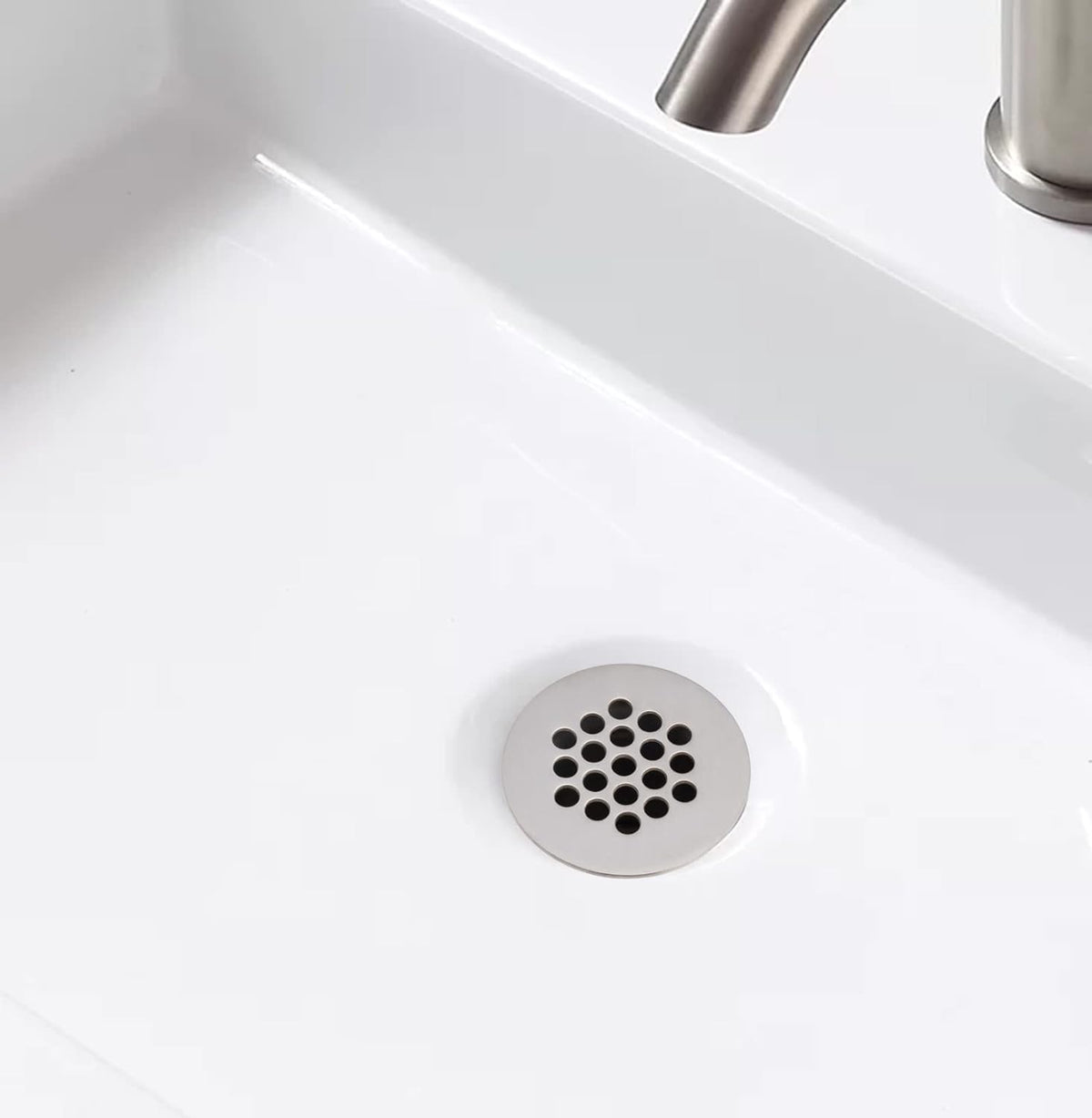 LinkMejor Rura w kratce z odpływem chromowanym 1-1/4 cala