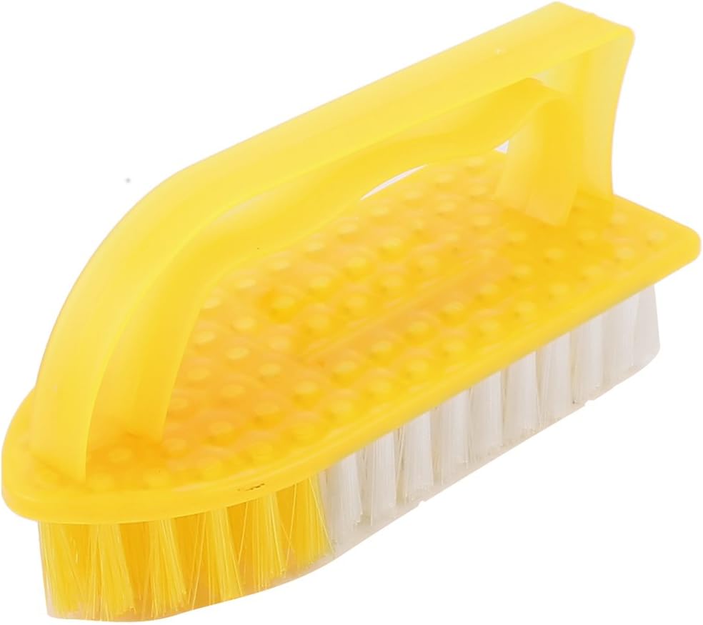 Plastic Housing Clothes Floor Housework Multifuctional Cleaning Brush Yellow