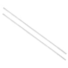 Aluminum Solid Round Rod Lathe Bar 6mm x 500mm for DIY Craft Tool 2 Pcs