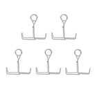 Flow Control Tubing Clamps Flat Jaw Spring Clamp for Lab Flexible Hose 5Pcs