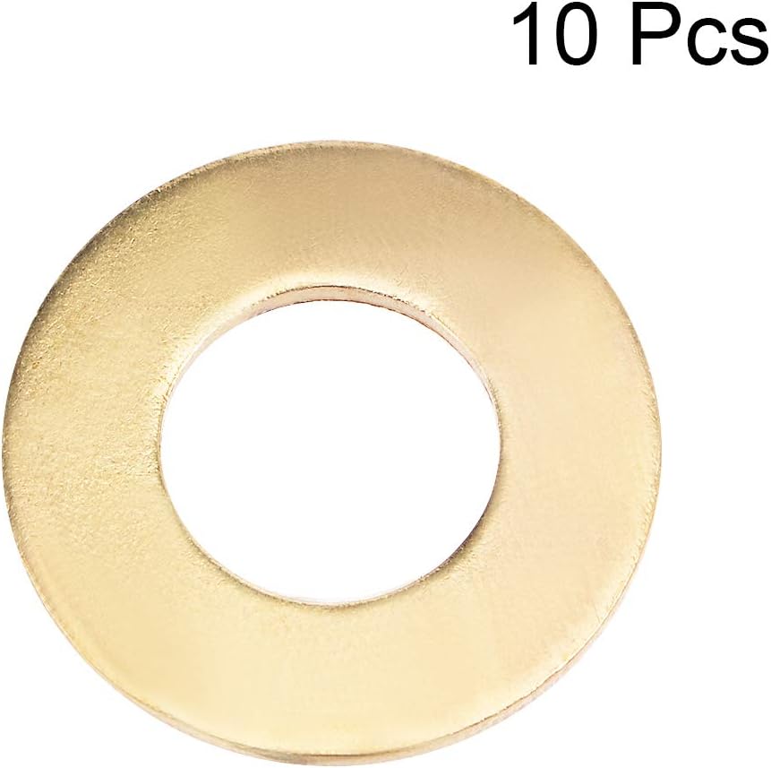 10Pcs 14,2mm x 28mm x 2mm Kupfer Flachdichtung für Schraubenbolzen