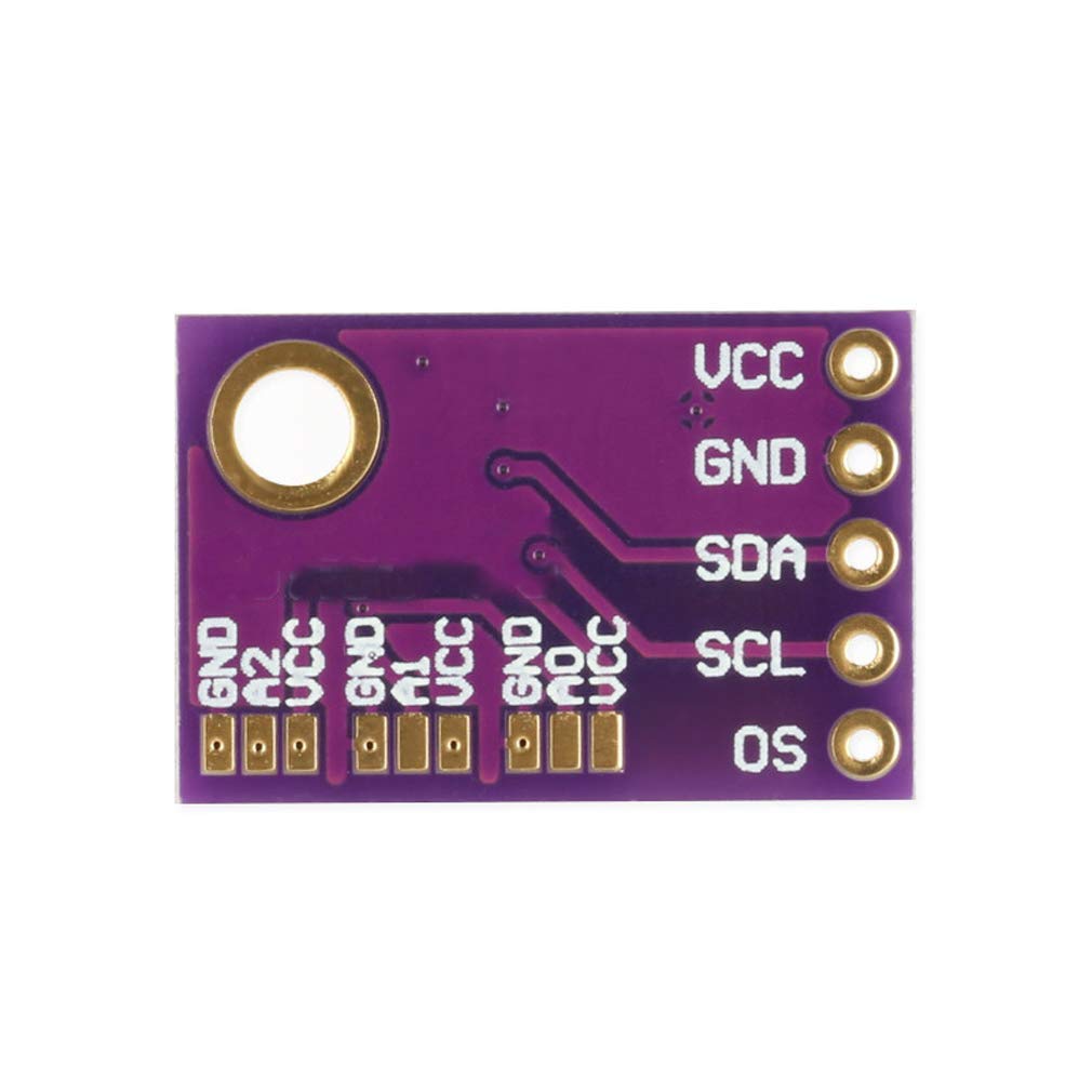 LinkMejor 2pcs LM75 LM75A Temperature Sensor Module High Speed I2C IIC Interface High Precision Temperature Sensor