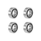 MR63K Deep Groove Ball Bearings 3mm Inner Dia 6mm OD 2mm Bore Open Type Chrome Steel Z2 4pcs