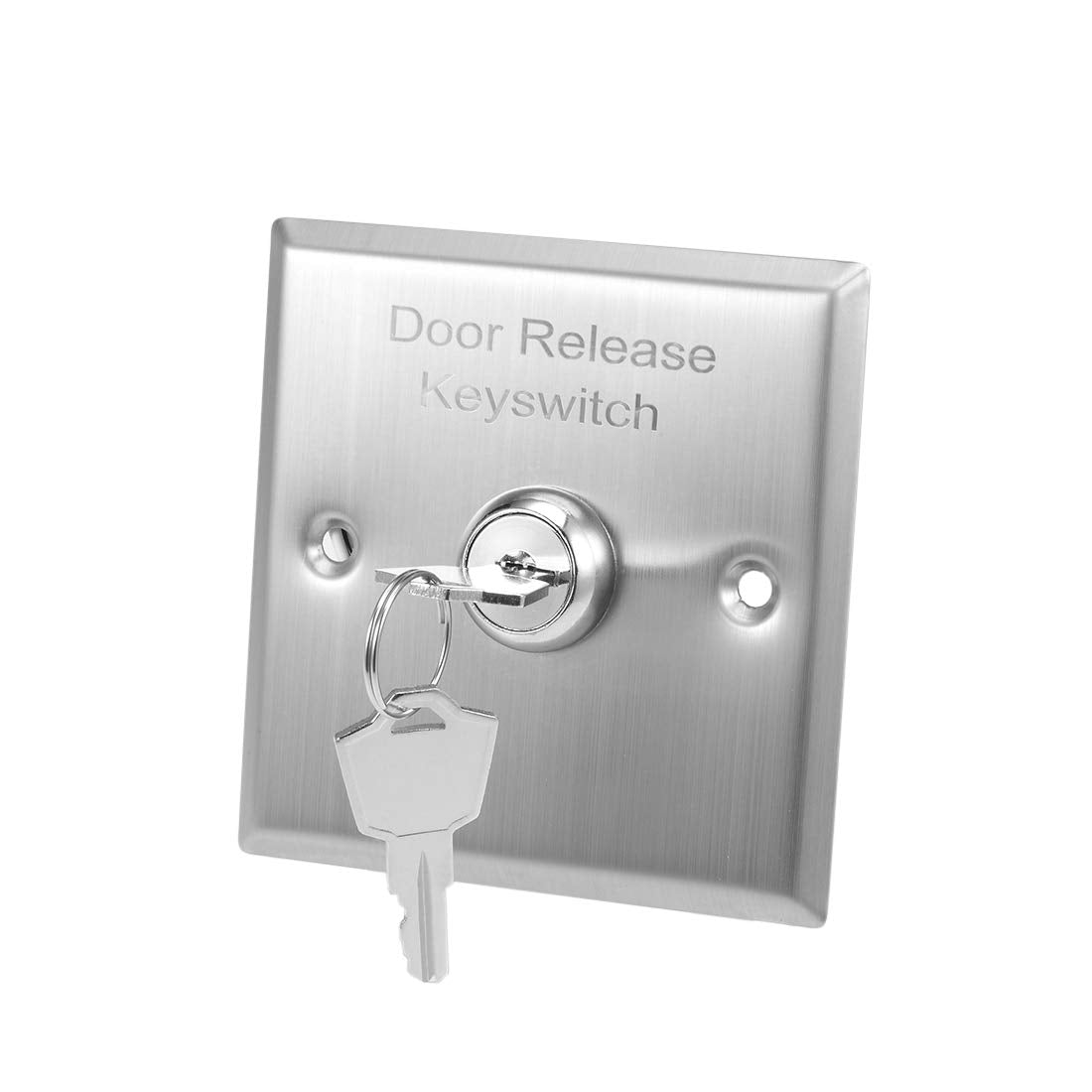 Key Switch On/Off Exit Switches Emergency Door Release DPST for Access Control Panel Mount with 2 Keys