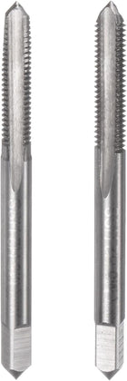 2pcs Metric Hand Tap Set, M5 x 0.8 Taper/Plug Thread Screw Taps, High Speed Steel Hand Threading Tapping Tool Kit
