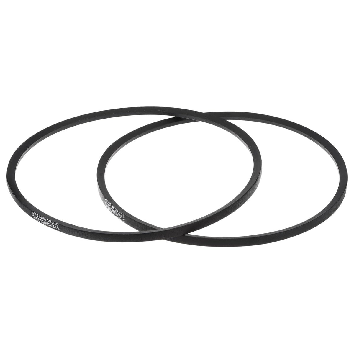 3V375 Rubber V Belts 37.5" Length x 0.38" Width x 0.31" Thick, Industrial Power Transmission Belt, 2pcs