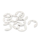 Fastener External Retaining Snap Ring E-Clip Circlip 6mm 10pcs
