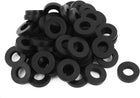 9 x 18 x 4mm O-Ring Hose Gasket Flat Rubber Washer Lot for Faucet Grommet 50pcs
