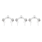 Joint Clip Lab Clamp Mounting Clips for 19/22mm 19/26mm Glass Taper Joints Laboratory Connector Silver Tone 3Pcs