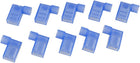 10 Pcs Blue Full Insulated Female Spade Crimp Flag Connector Terminal FLDNY 2-250