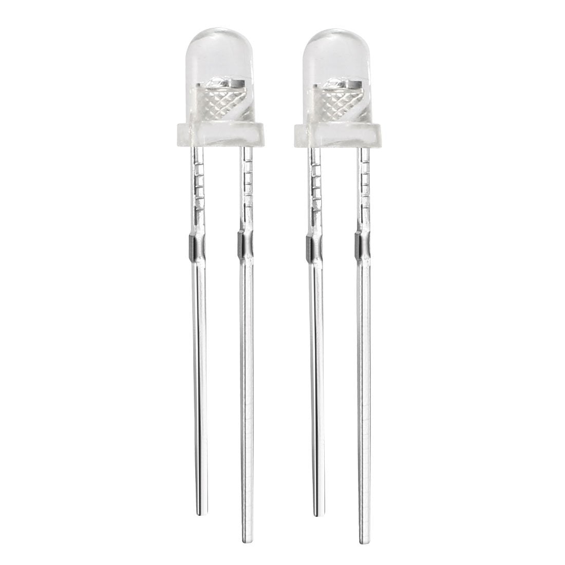 50pcs 3mm Multicolor Fast Flashing Dynamics LED Diode Lights Bright Lighting Bulb Lamps Electronics Components Filcker Light Emitting Diodes 3-3.4V