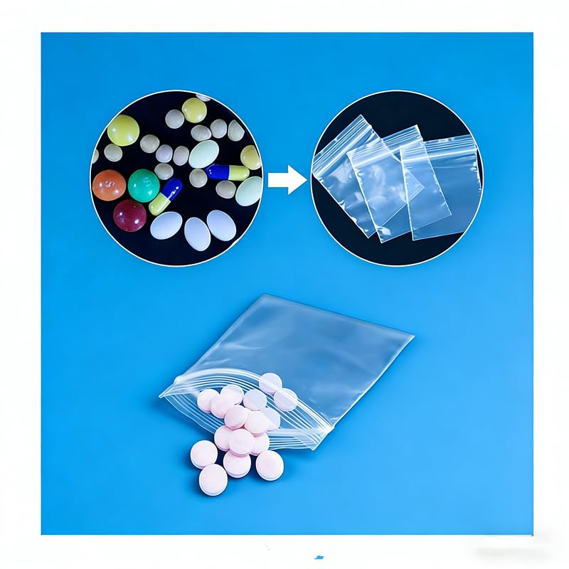 Borse di plastica trasparenti piccole (2.0pollici/500pezzi)