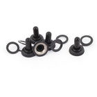a15060100ux0209 Mini Toggle Switch Waterproof Rubber Cover Boot Cap, 5 Piece, 12 mm, Black