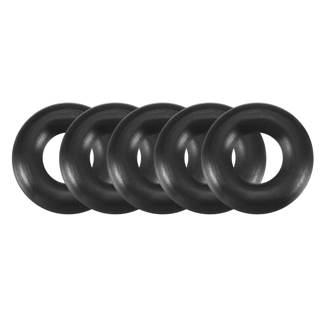 Nitrile Rubber O-Rings 6.6mm OD 2.8mm ID 1.9mm Width, Metric Sealing Gasket, Pack of 30