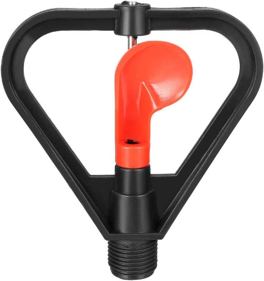 Butterfly Arroseur Tournant, Buse Micro Atomisante en Plastique avec Filetage 1/2 BSPF pour Irrigation de Jardin, 5 Pièces (Rouge)