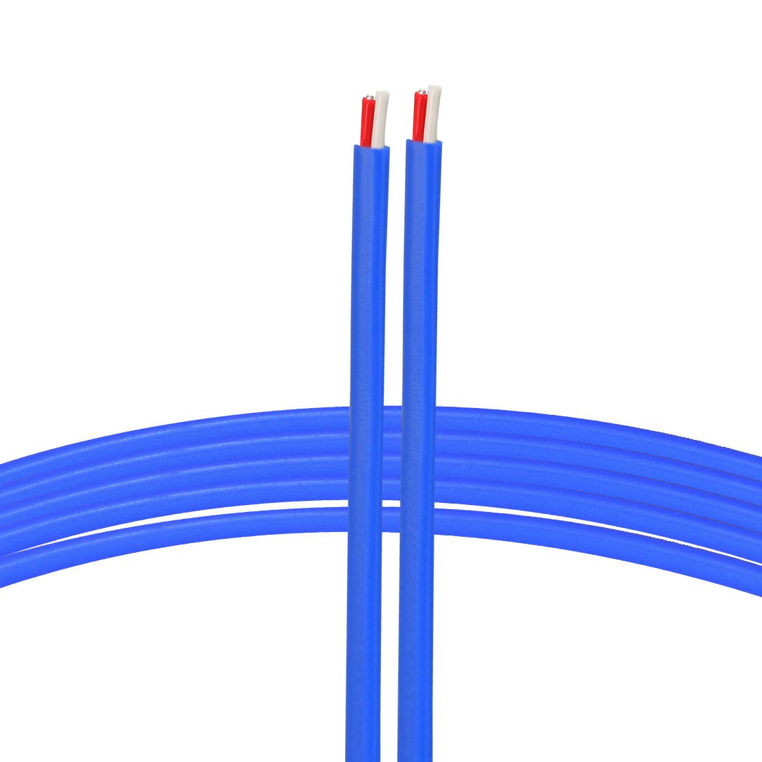 K-Type Thermocouple Wire, 2x0.5mm Stranded, Blue PTFE, 1 Meter
