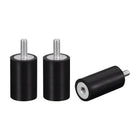 Rubber Mounts 3pcs M4 Male/Female Vibration Isolator Shock Absorber, for Garage Motor Air Compressor Car Boat Bobbins, D15mmxH30mm