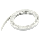 s15121800am0448 2GT-6 1Meter 6mm Wide 2mm Pitch Open End Timing Belt for 3D Printers, Iron(Nickel Plated)