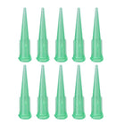 Industrial Blunt Tip Tapered Dispensing Fill Needle 18ga X 1.26" Green 10pcs