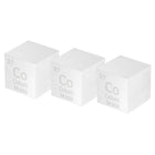 3 Pcs Tin, 1 Inch High Density Metal Element Metal Density for Chemical Elements Collection Science Education Experiment Application, Silver