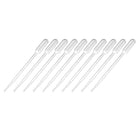 50 Pcs Plastic Disposable Pipettes 1ml, Clear Graduated Transfer Pipettes, 144mm Length, Liquid Dropper for Lab