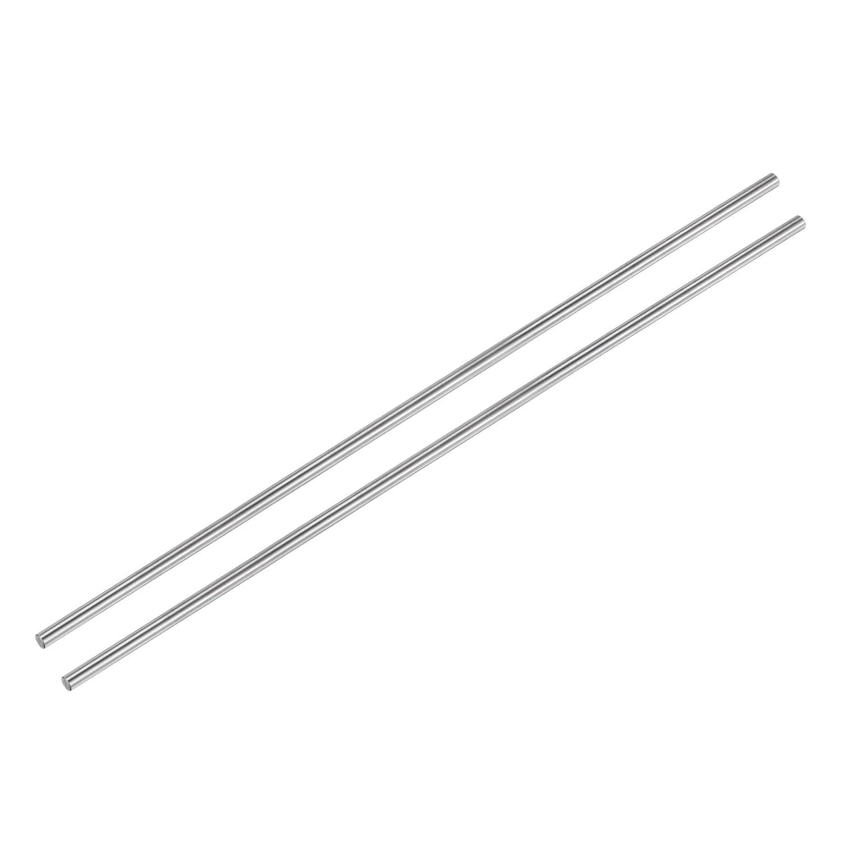 2pcs Linear Motion Rods 6mm x 350mm (0.24 x 13.78 Inches) Case Hardened Chrome Plated Linear Rail Shaft Round Guide for 3D Printer, DIY, CNC Metric h8