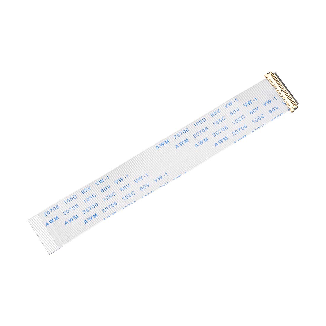 Flexible Flat Cable, 30 Pins 0.5mm Pitch 100mm FPC FFC Flexible Ribbon Cable for LCD TV Car Audio DVD Player Laptop (B Type)