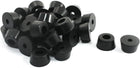 Home Furniture Black Universal Tapered Rubber Feet Bumper Washer Brushing 13mm X 7mm 29 Pcs