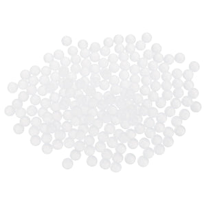 200Pcs Raised Panel Cabinet Door Spacers, 3/16"(5mm) Silicone Ball Stabilizers Bumpers for Cabinet Door Alignment Stress Distribution, White
