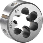 M20 x 2.5 Metric Round Die, Machine Thread Left Hand Threading Die, Alloy Steel Screw Thread Cutting Die