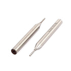 2pcs Silver Tone Helical Groove 4 Flute 1.5x6x6x57mm End Mill
