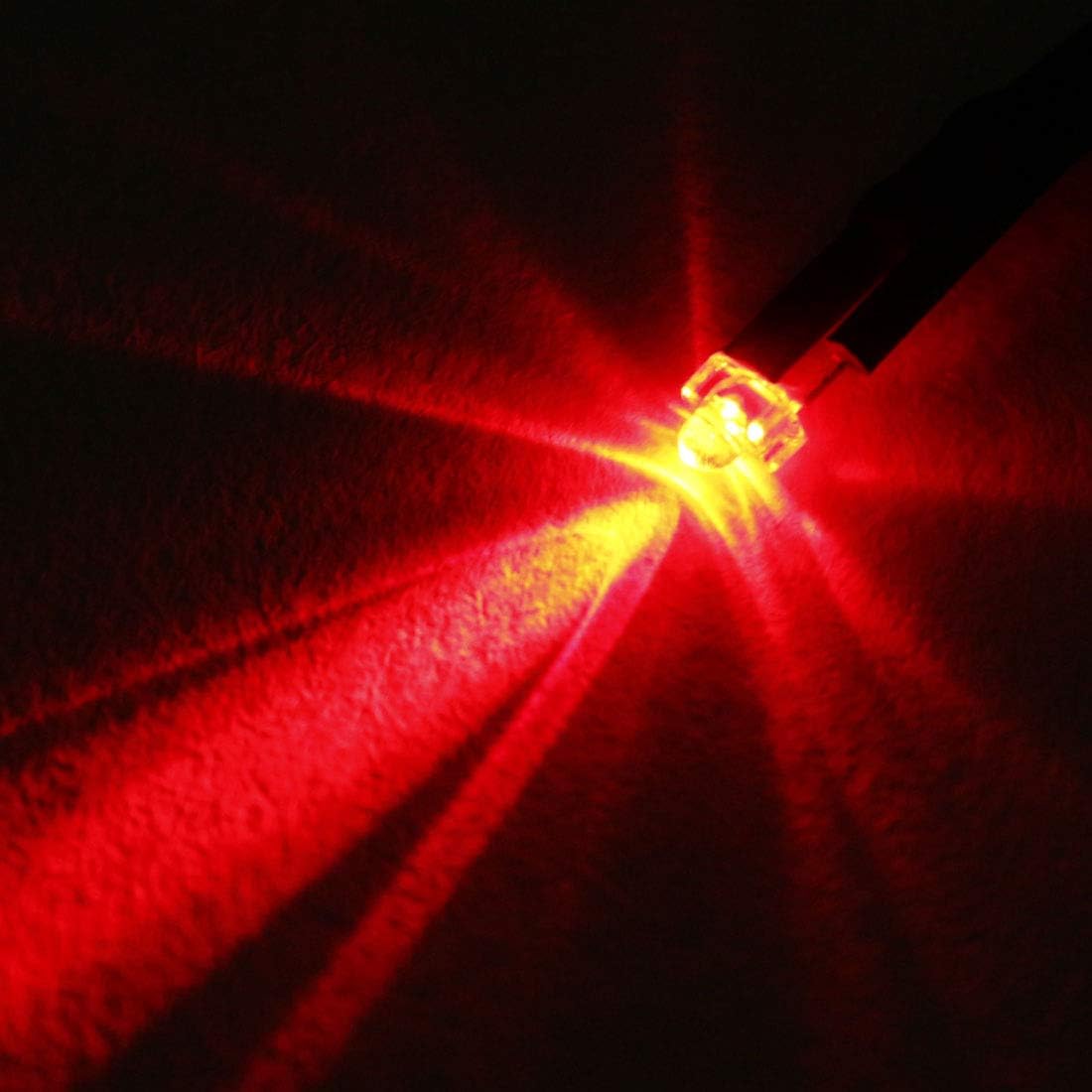 20Pcs 1.8mm Pre Cablati LED, Rosso DC6-12V Lente Chiaro, Diodi Emittenti di Luce