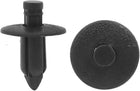 50 Pcs Black Car Door Fender Plastic Push Type Rivets 6.5mm Hole 18mm Head
