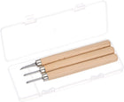 6pcs Wood Carving Knife Tools Chisels Set, Tungsten Steel Small Diagonal Round Triangle Graver for DIY Craft Sculpture Carpenter Beginners Experts, 2 Set