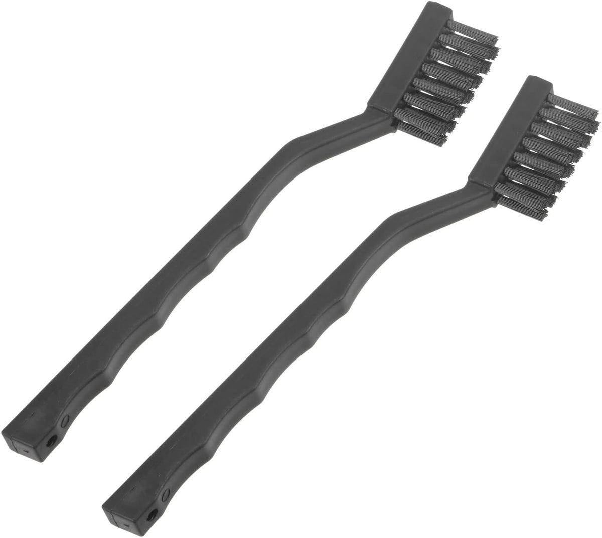 2 Pcs Anti Static ESD Brush Portable Plastic Handle Nylon Lab Cleaning Brushes for Electronics Keyboard PCB BGA Repair Soldering, 15x36mm Bristles