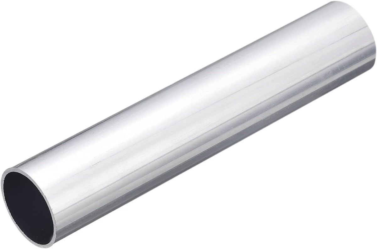 6063 Aluminum Round Tube, 30mm OD 27mm Inner Dia 150mm Length Pipe Tubing for Industry DIY Projects